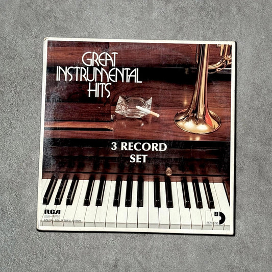 Great Instrumental Hits (3 Record Sets) Vintage Record Vinyl Other