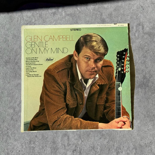 Glen Campbell Gentle On My Mind Vintage Record Vinyl - GROOVES