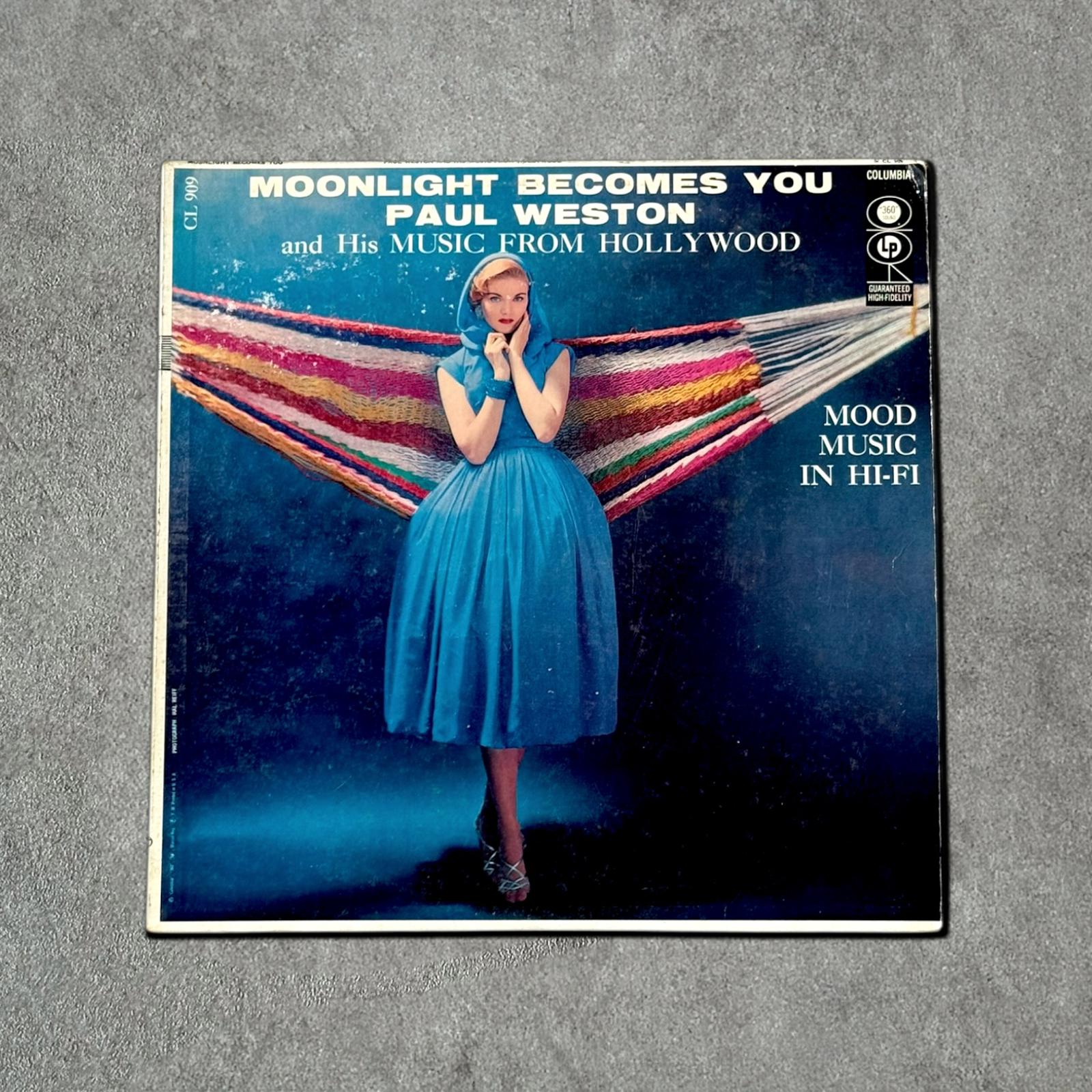 Paul Weston “Moonlight Becomes You” Vintage Record Vinyl Other
